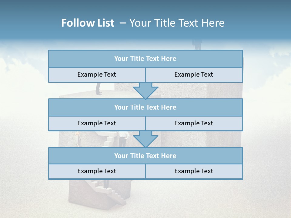 Abstract Rock Business PowerPoint Template
