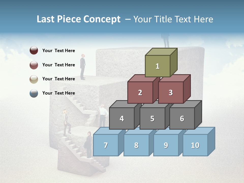 Abstract Rock Business PowerPoint Template