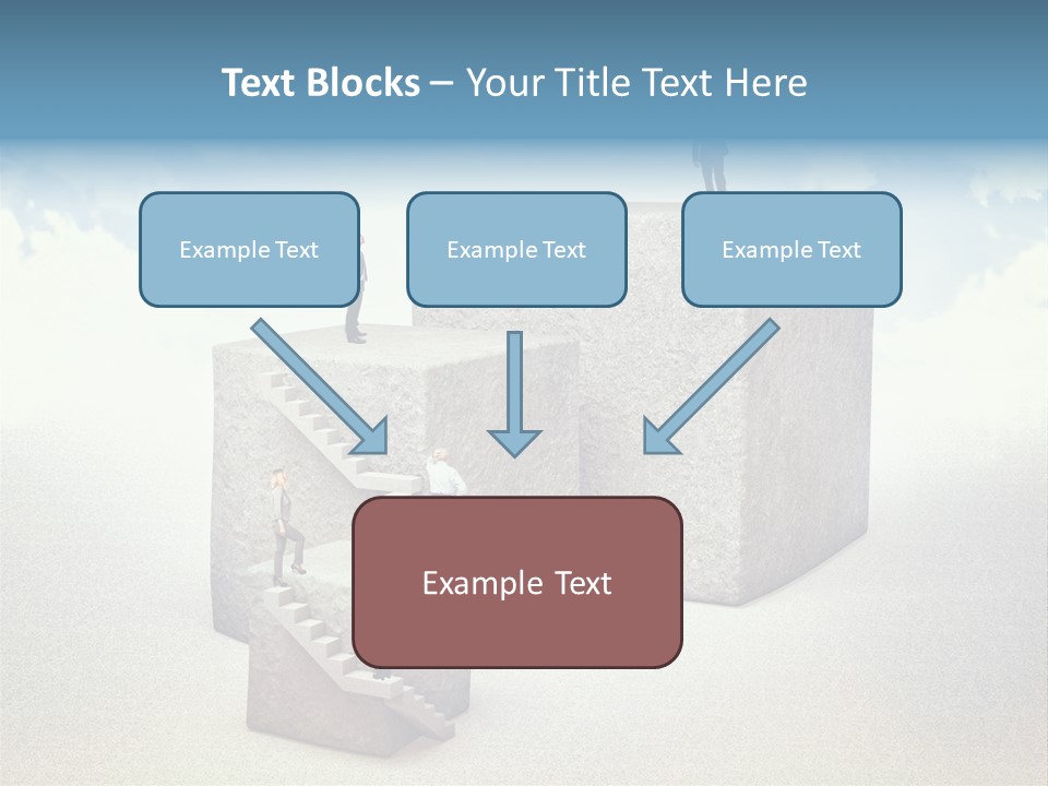 Abstract Rock Business PowerPoint Template