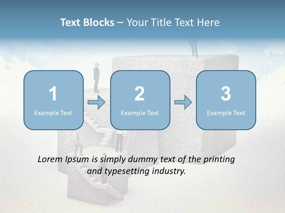Abstract Rock Business PowerPoint Template