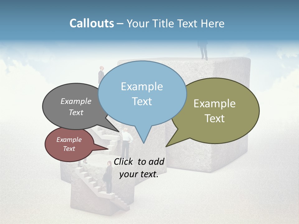Abstract Rock Business PowerPoint Template