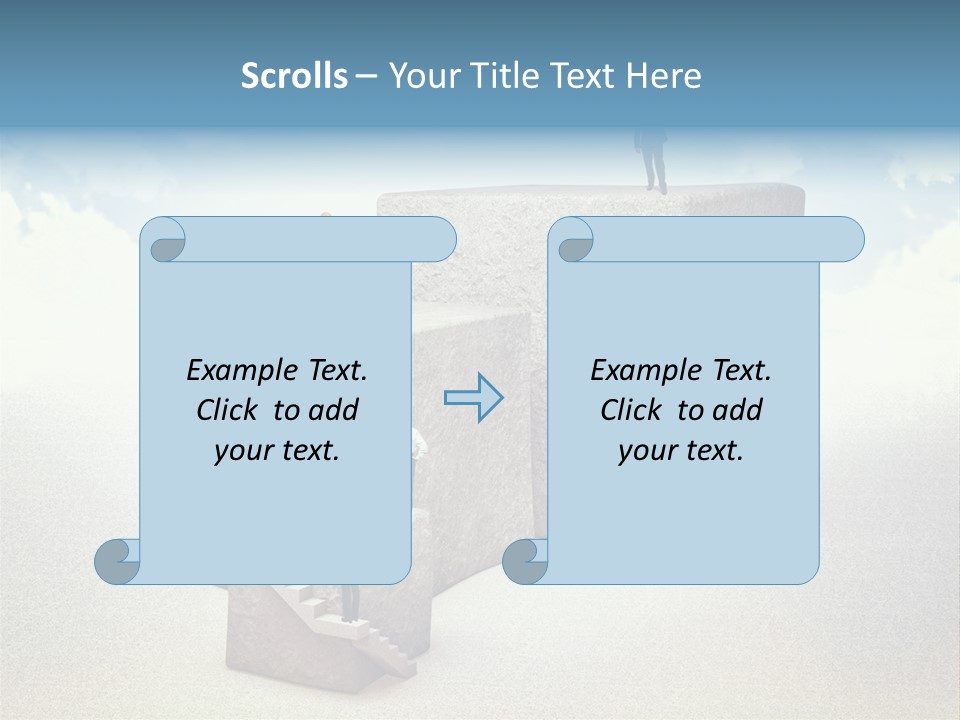 Abstract Rock Business PowerPoint Template
