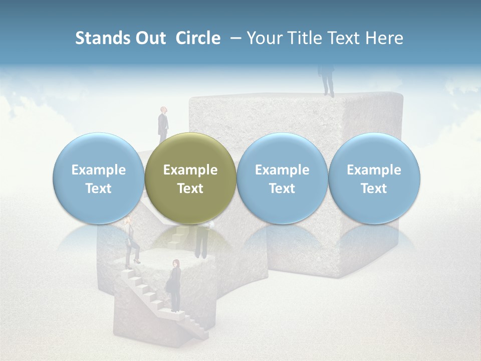 Abstract Rock Business PowerPoint Template