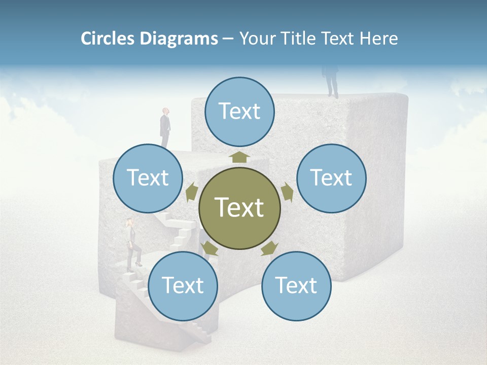 Abstract Rock Business PowerPoint Template