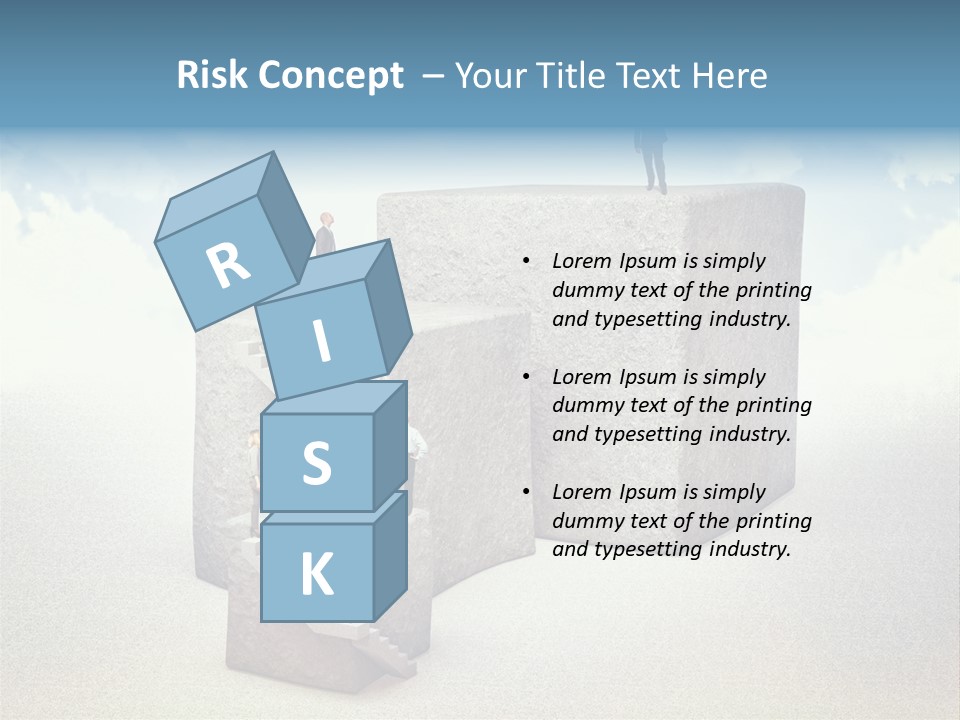 Abstract Rock Business PowerPoint Template