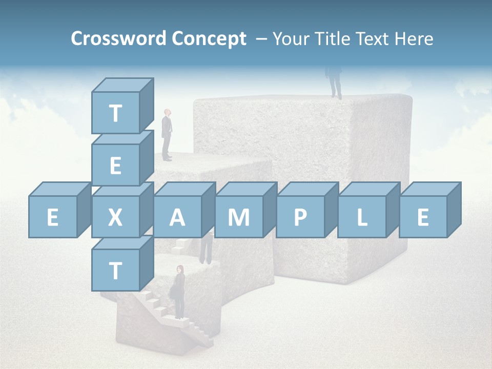 Abstract Rock Business PowerPoint Template