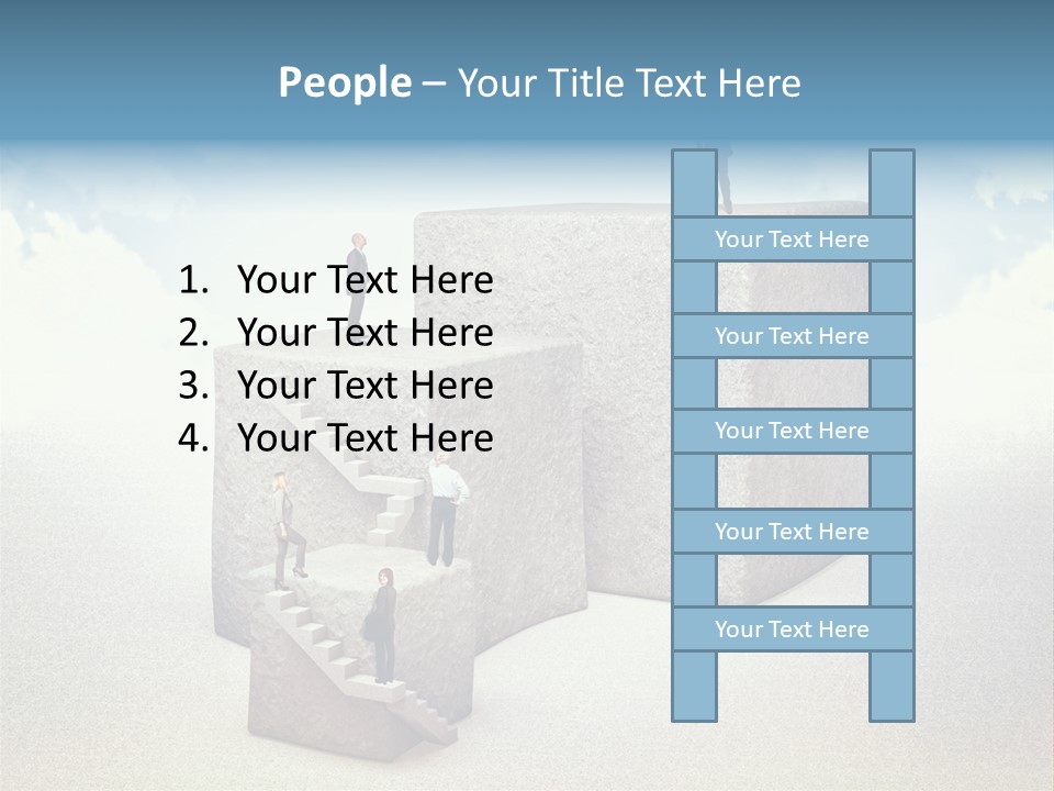 Abstract Rock Business PowerPoint Template