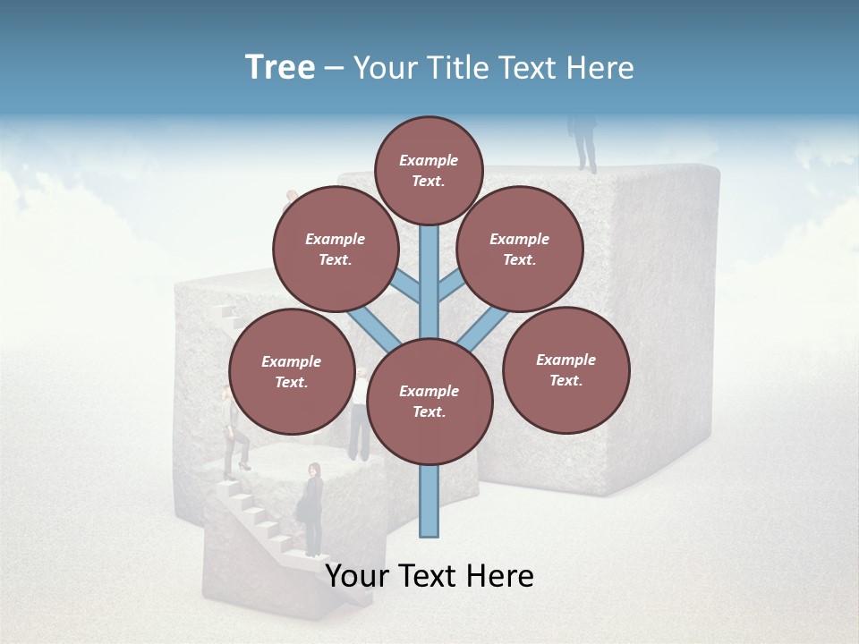 Abstract Rock Business PowerPoint Template