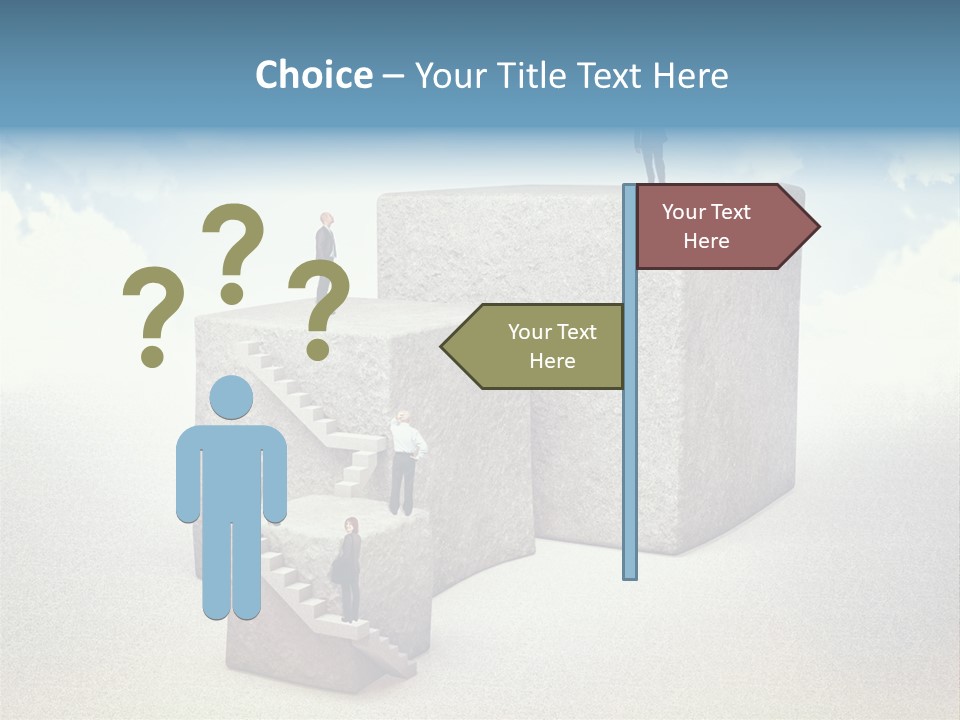 Abstract Rock Business PowerPoint Template