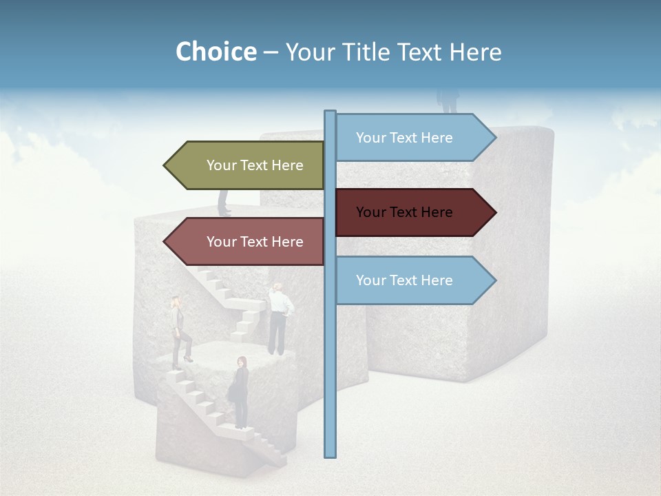 Abstract Rock Business PowerPoint Template