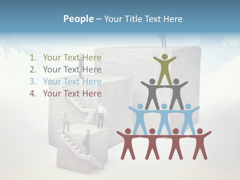 Abstract Rock Business PowerPoint Template