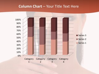 Fingernail Brunette Smile PowerPoint Template