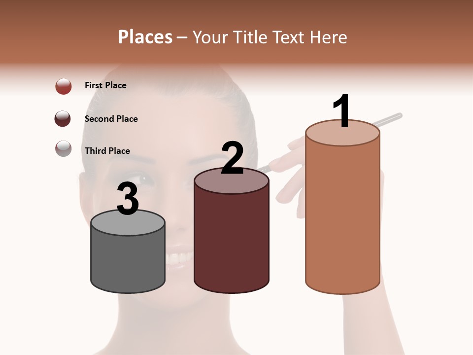 Beauty Closeup People PowerPoint Template