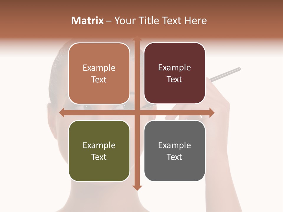 Beauty Closeup People PowerPoint Template