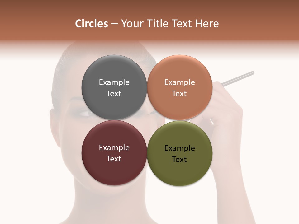 Beauty Closeup People PowerPoint Template