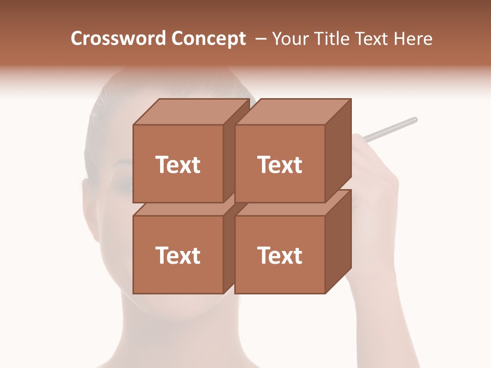 Beauty Closeup People PowerPoint Template