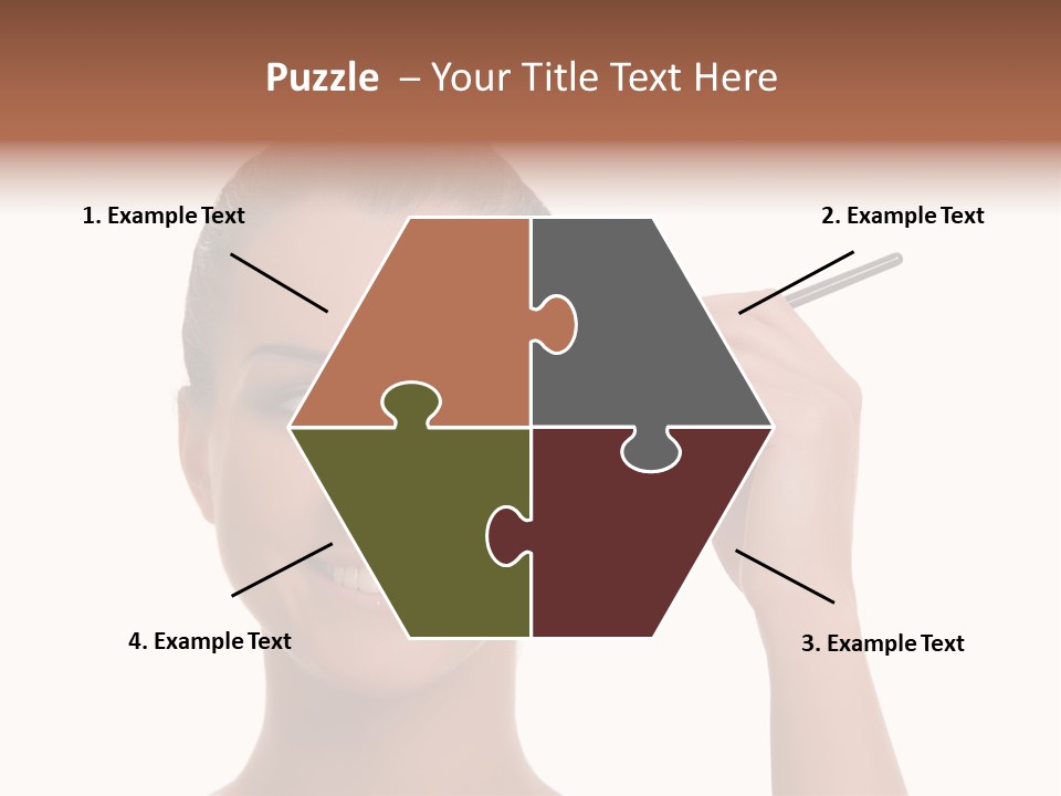 Beauty Closeup People PowerPoint Template