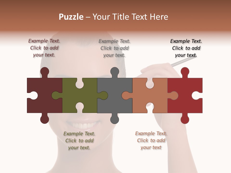 Beauty Closeup People PowerPoint Template