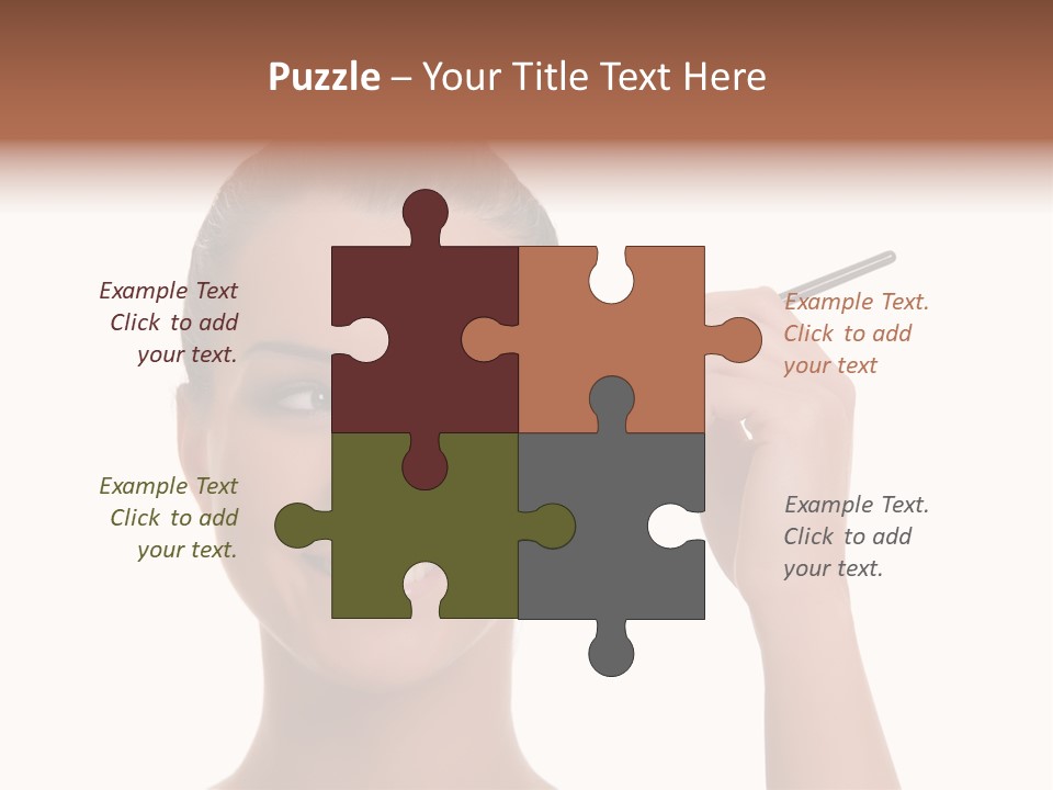 Beauty Closeup People PowerPoint Template