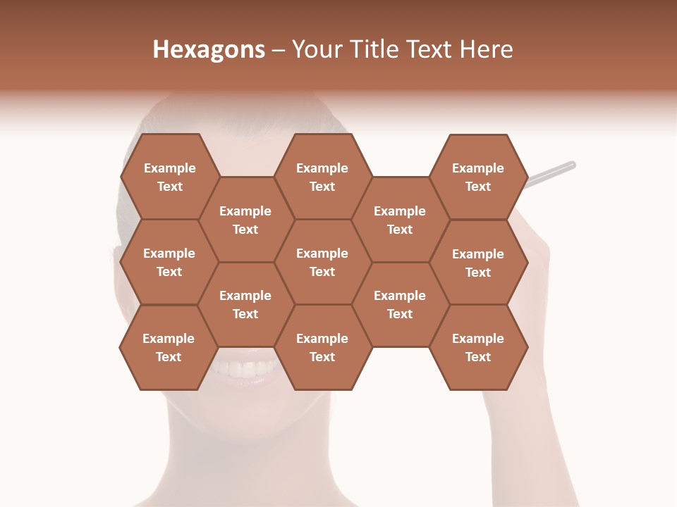 Beauty Closeup People PowerPoint Template