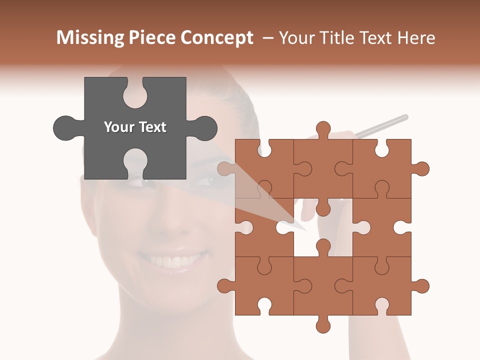 Beauty Closeup People PowerPoint Template