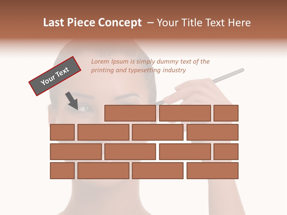 Beauty Closeup People PowerPoint Template