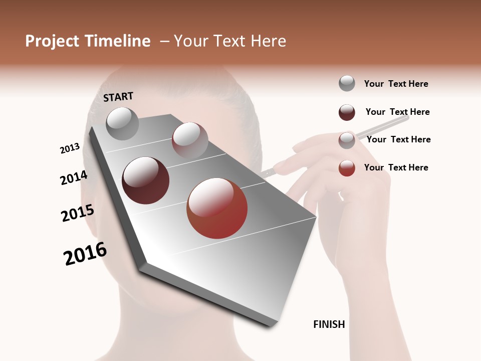 Beauty Closeup People PowerPoint Template