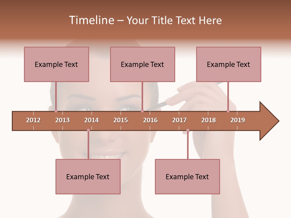 Beauty Closeup People PowerPoint Template