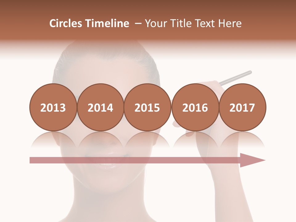 Beauty Closeup People PowerPoint Template