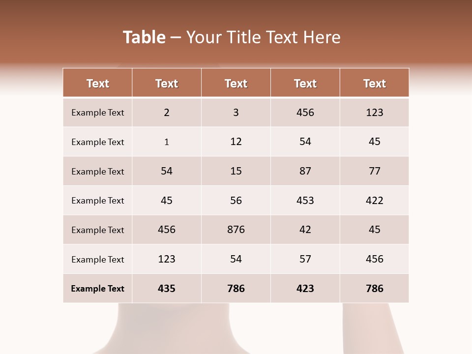 Beauty Closeup People PowerPoint Template