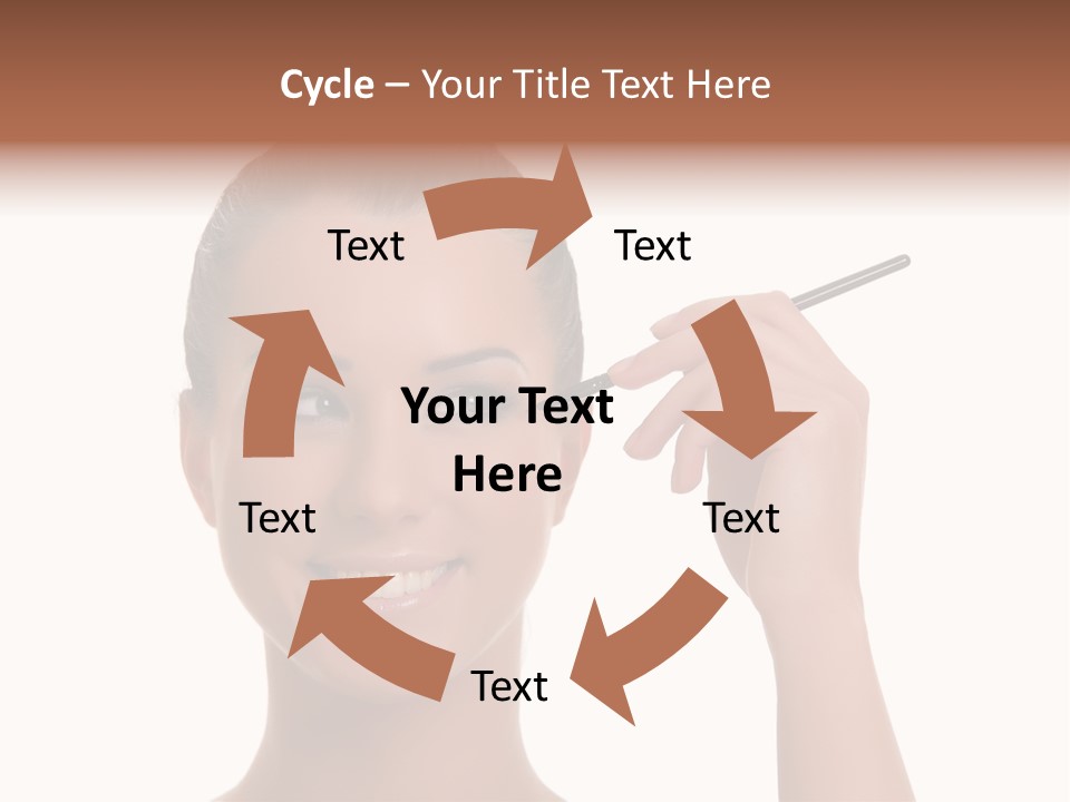 Beauty Closeup People PowerPoint Template