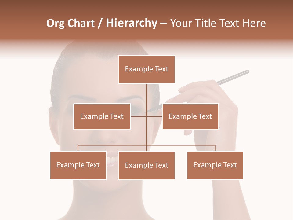 Beauty Closeup People PowerPoint Template