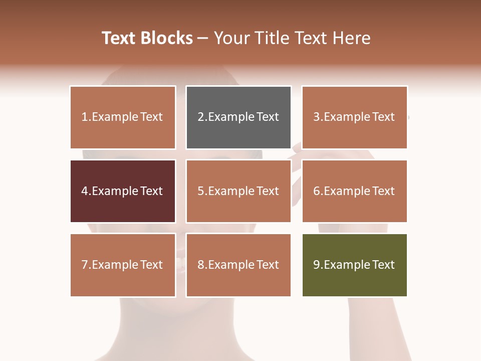 Beauty Closeup People PowerPoint Template