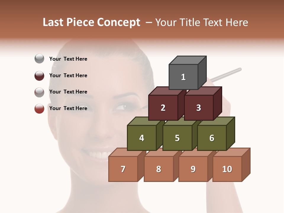 Beauty Closeup People PowerPoint Template