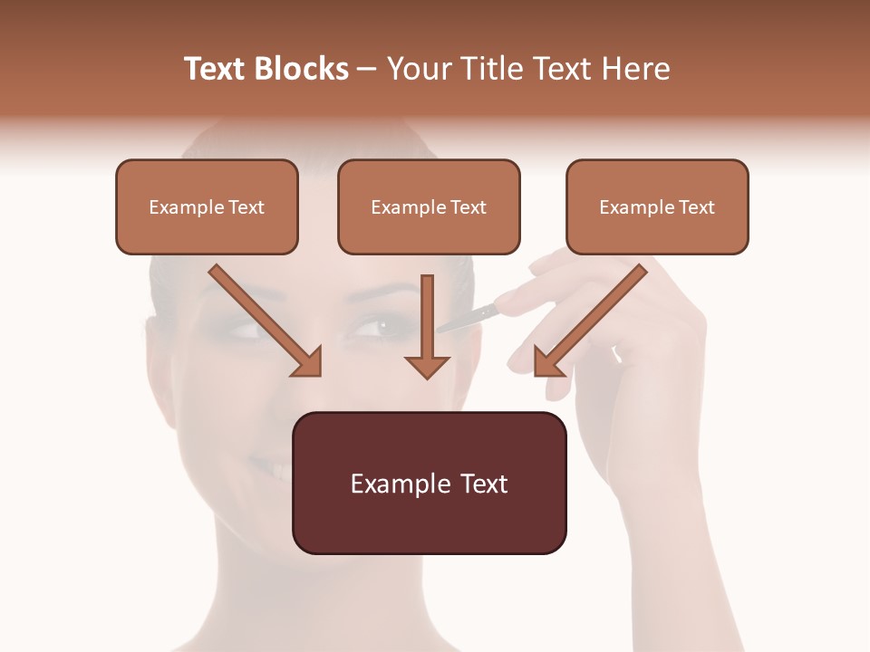 Beauty Closeup People PowerPoint Template