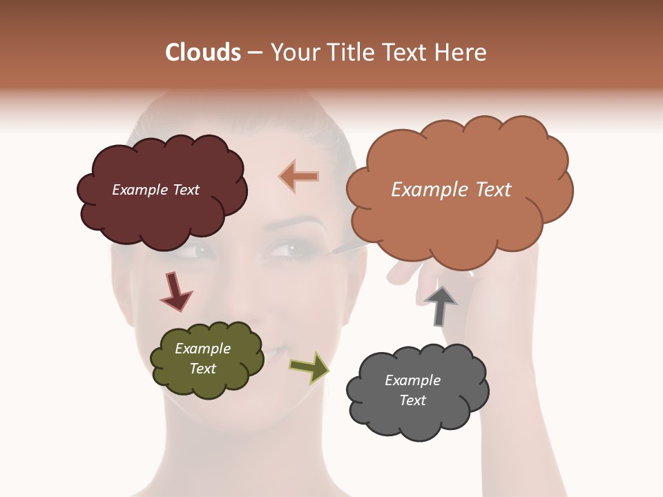 Beauty Closeup People PowerPoint Template