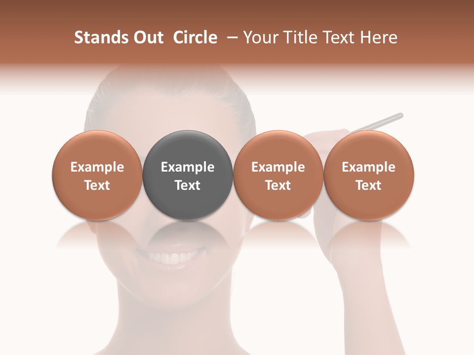 Beauty Closeup People PowerPoint Template
