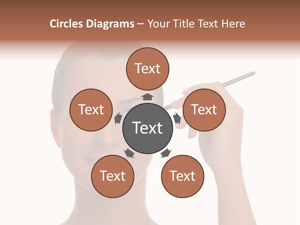 Beauty Closeup People PowerPoint Template