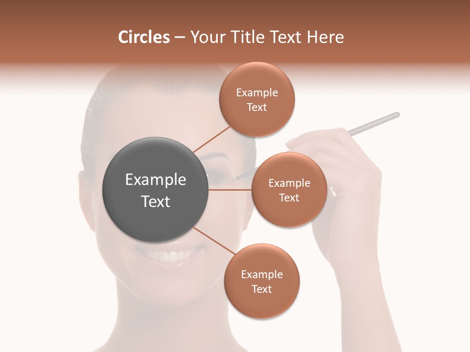 Beauty Closeup People PowerPoint Template