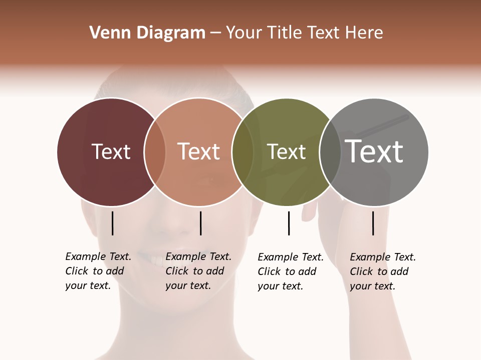 Beauty Closeup People PowerPoint Template