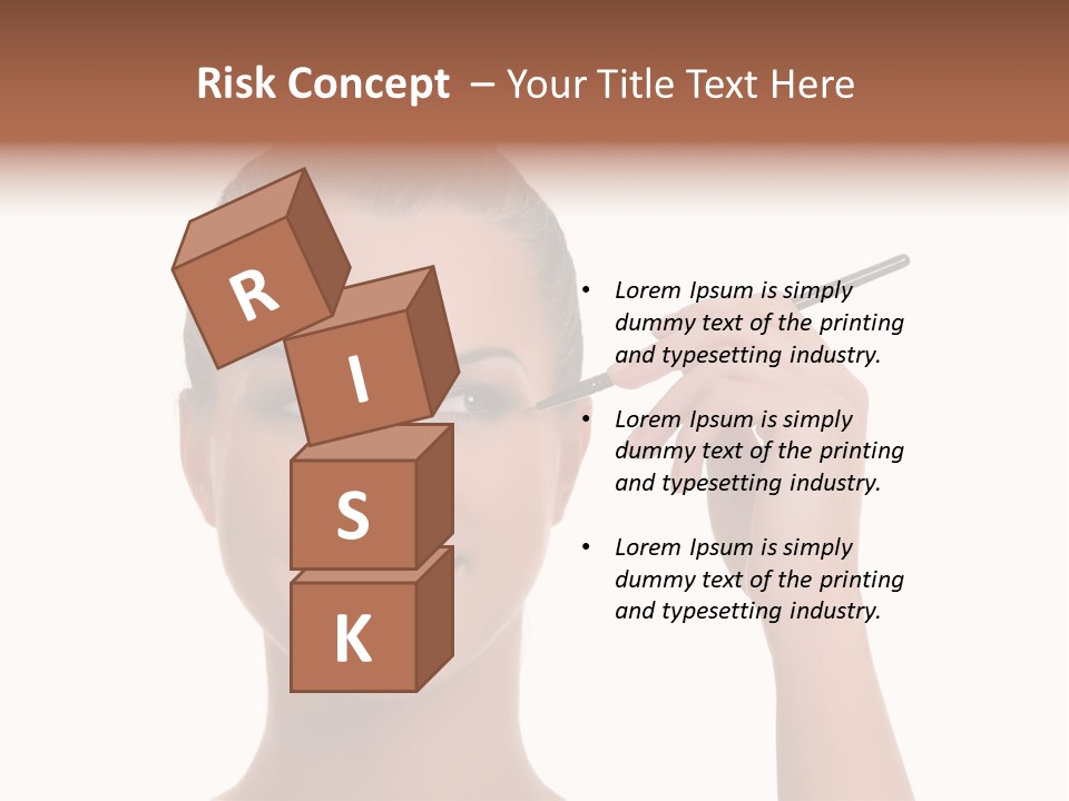 Beauty Closeup People PowerPoint Template