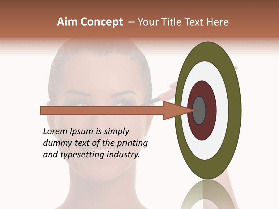 Beauty Closeup People PowerPoint Template