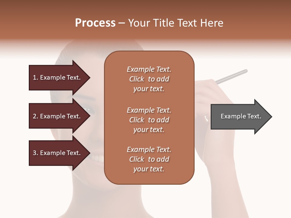 Beauty Closeup People PowerPoint Template