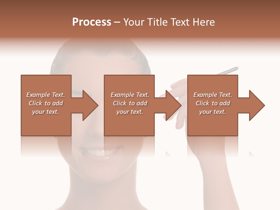 Beauty Closeup People PowerPoint Template