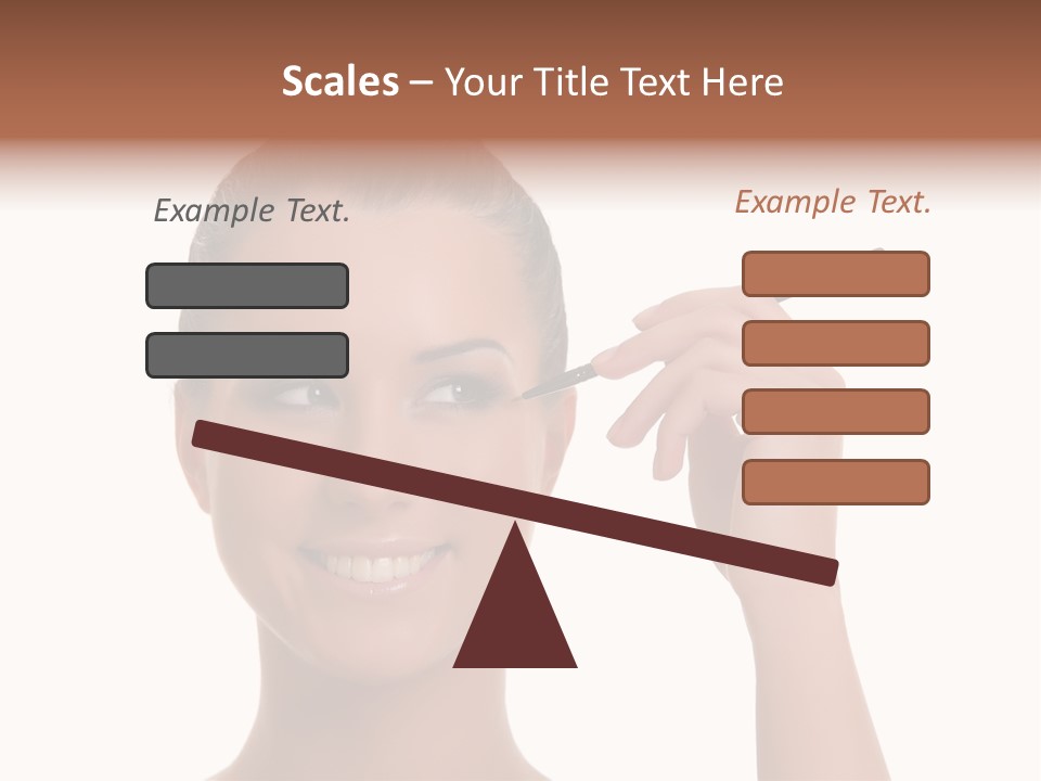 Beauty Closeup People PowerPoint Template