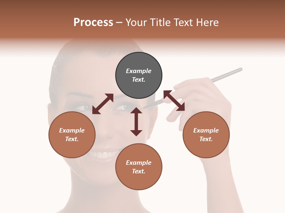 Beauty Closeup People PowerPoint Template