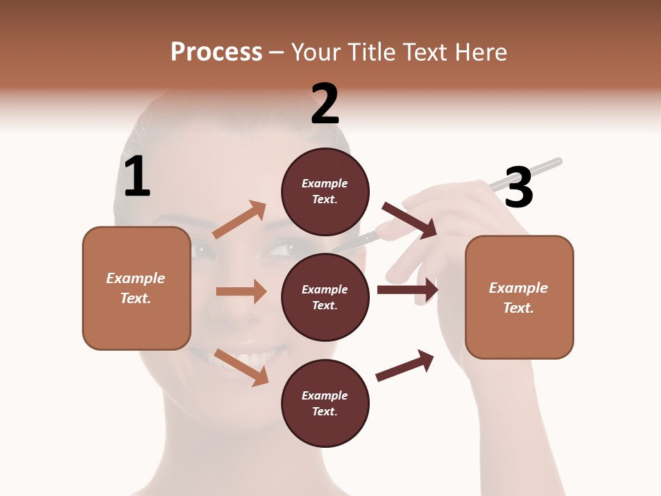 Beauty Closeup People PowerPoint Template