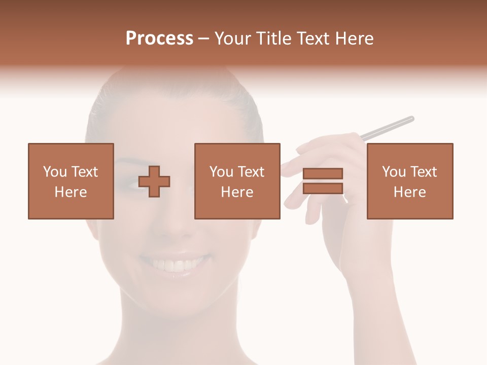 Beauty Closeup People PowerPoint Template