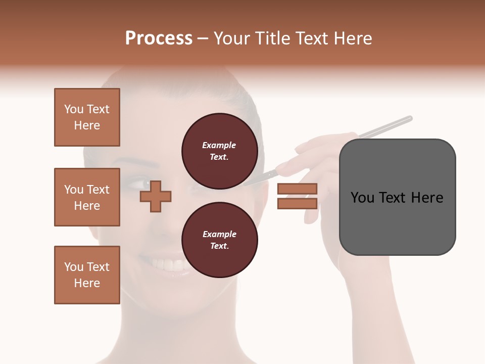 Beauty Closeup People PowerPoint Template