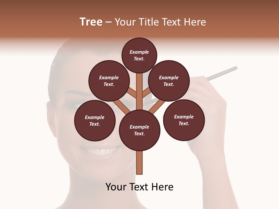 Beauty Closeup People PowerPoint Template